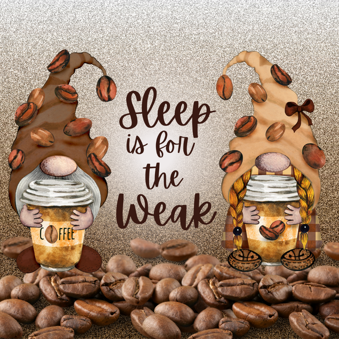 20 Oz Skinny Tumbler - Sleep is for the Weak