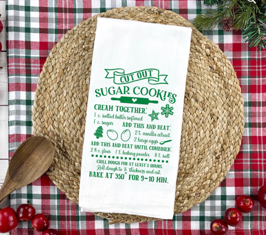 Christmas Recipe Towels