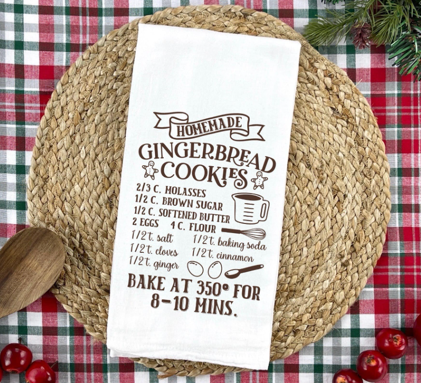 Christmas Recipe Towels